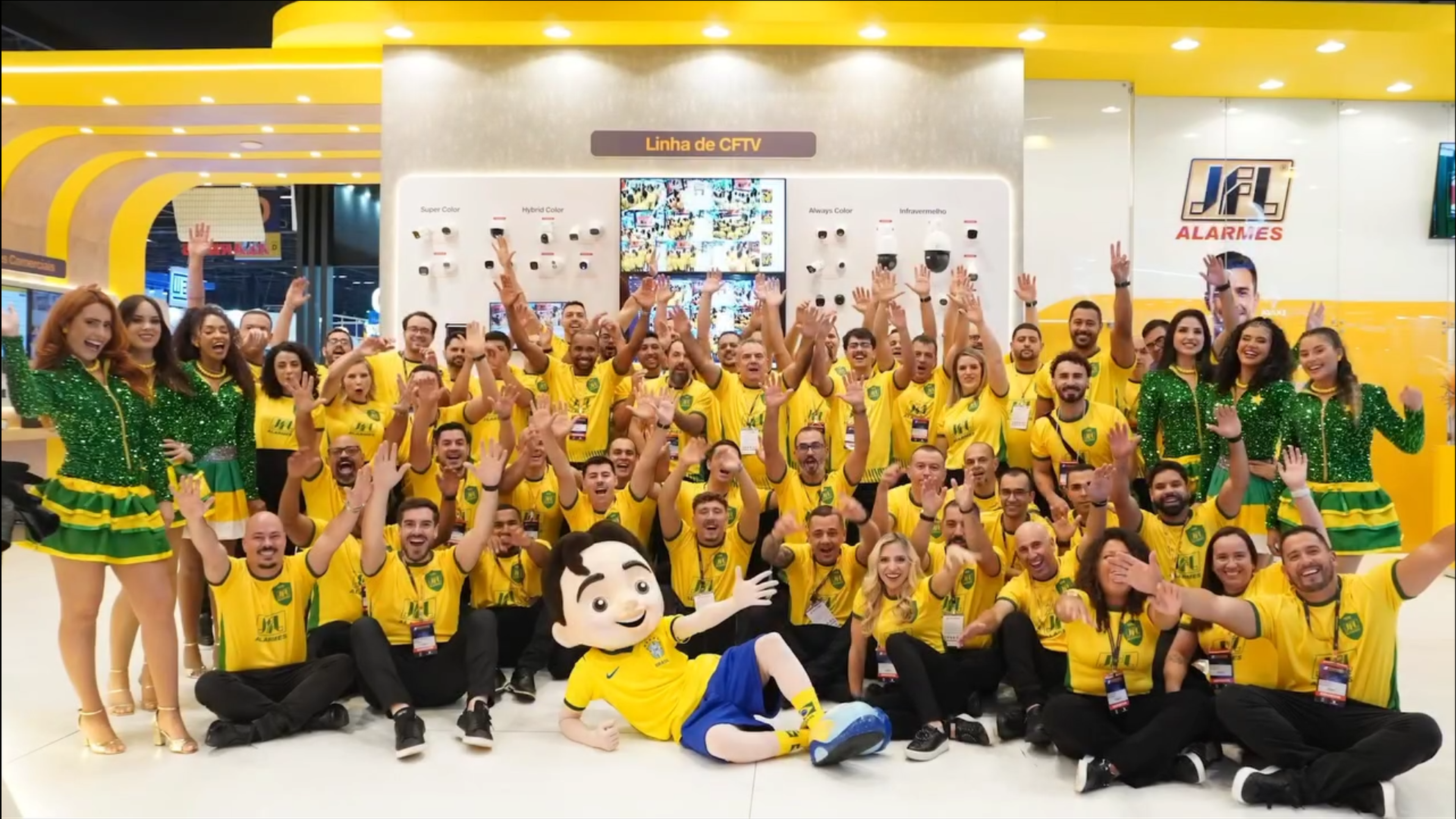 Equipe JFL Alarmes na Exposec 2026 Equipe JFL Alarmes na Exposec 2026