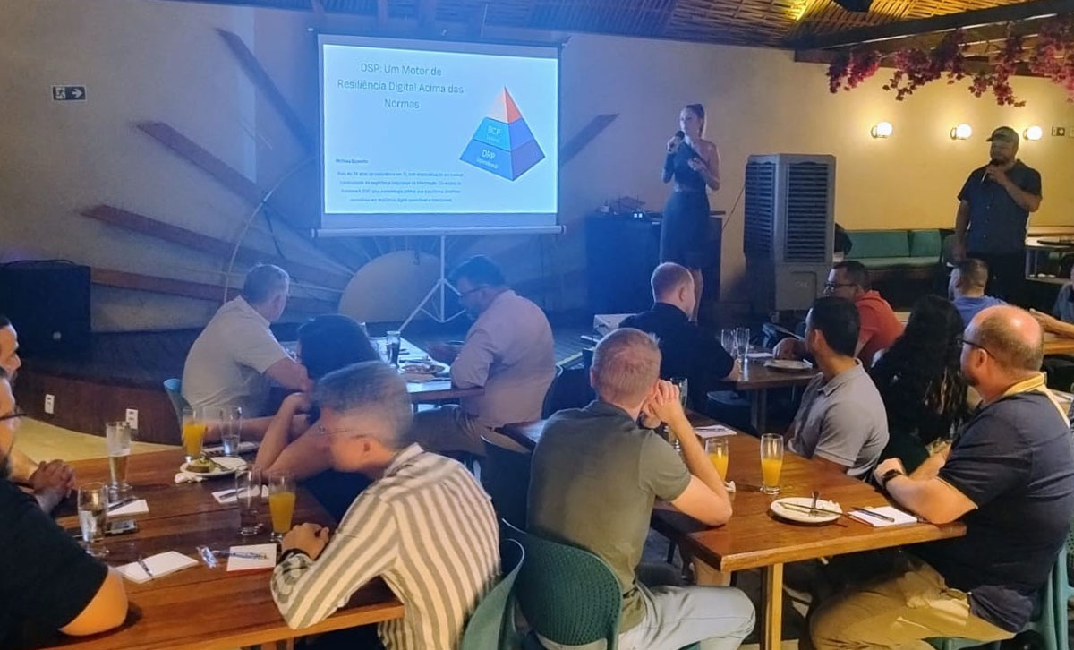 Melissa Esposito realiza palestra em Vitória (ES) para CISOs 