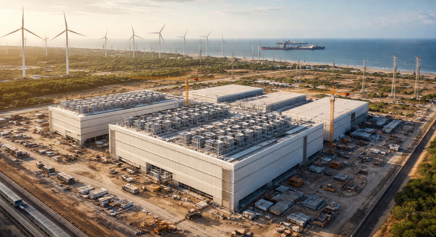 Obras do mega data center do TikTok começam no Ceará e aceleram disputa por energia e governança